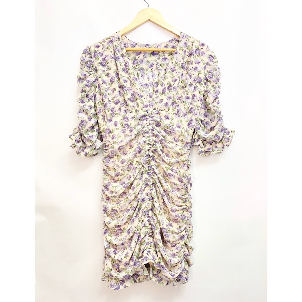 In the moment Floral printed chiffon dress Sz L
